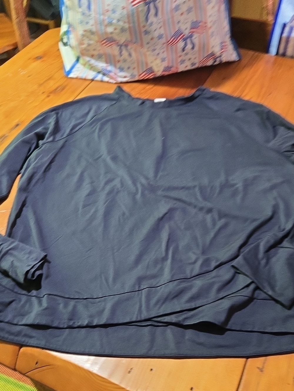 Copper Fit Sz Xxl Long-Sleeve Crewneck Shirt  Some Damage